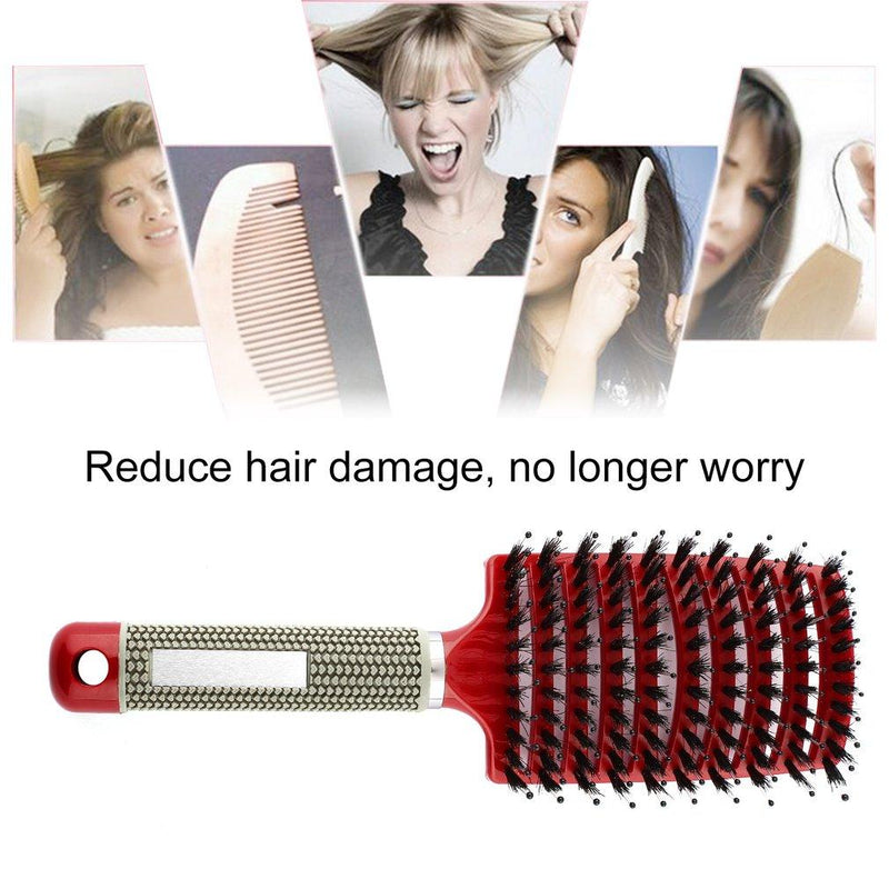 Detangler Bristle Nylon Hairbrush - MakenShop