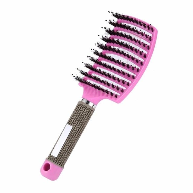 Detangler Bristle Nylon Hairbrush - MakenShop