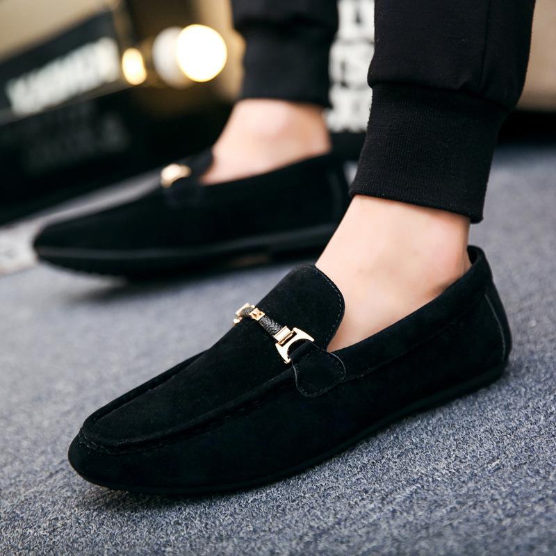 Men Casual Shoes/Fashion Peas Driving Male Adult Lazy Men Slip on Loafers - MakenShop