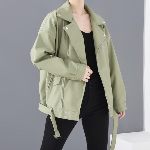 Luxury Turn-down Collar Women's Wild Jacket - MakenShop