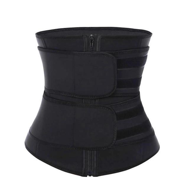 Premium Waist Trainer - Double Compression Straps with Supportive Zipper! - MakenShop