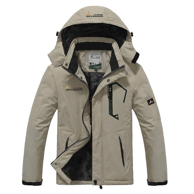 Anorak Windproof Fur Winter Parka Hooded Jackets [Thick Warm] - MakenShop