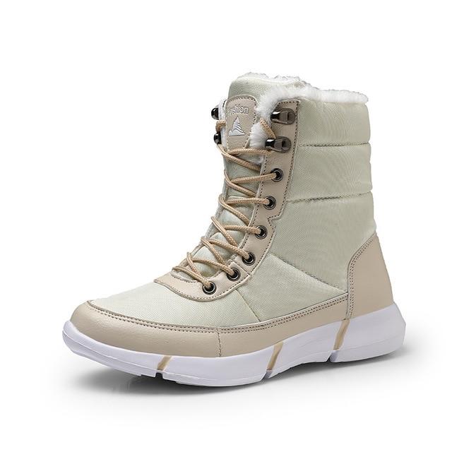 Non-slip Waterproof Winter Ankle Snow Boots - MakenShop