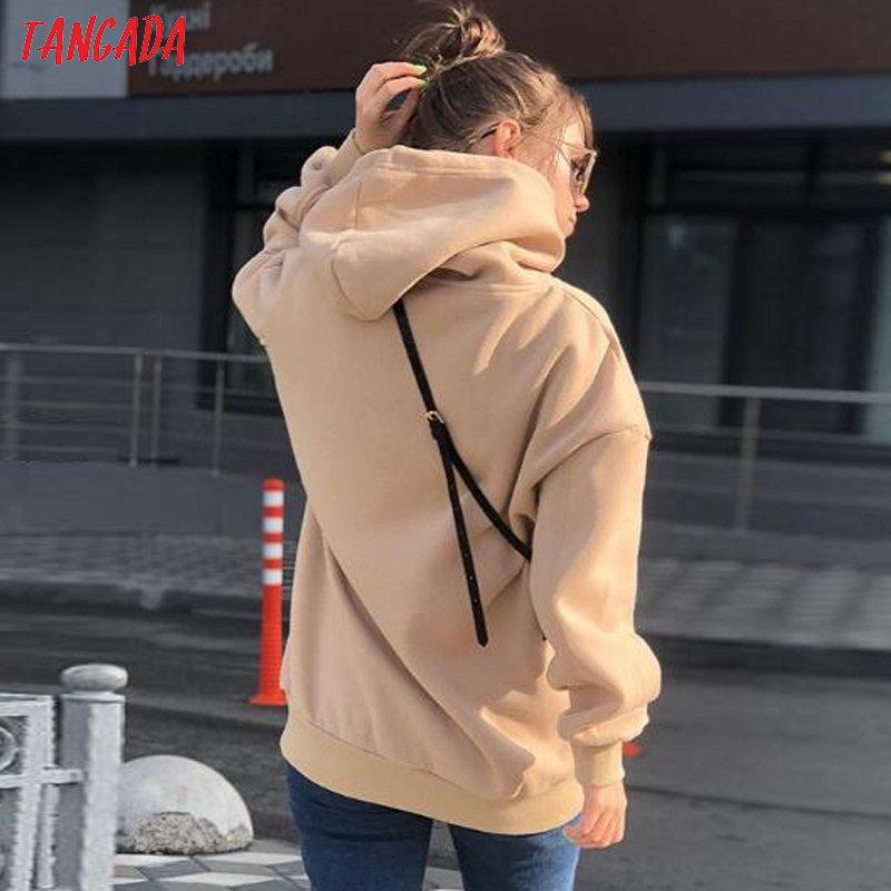 Tangada women fleece hooded sweatshirts - MakenShop