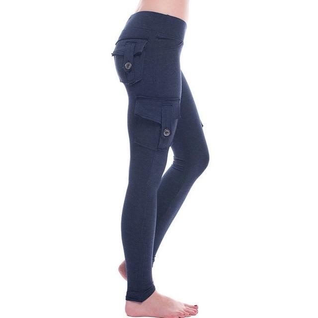 Bamboo Pockets Stretchy Soft Leggings Yoga Pants - MakenShop