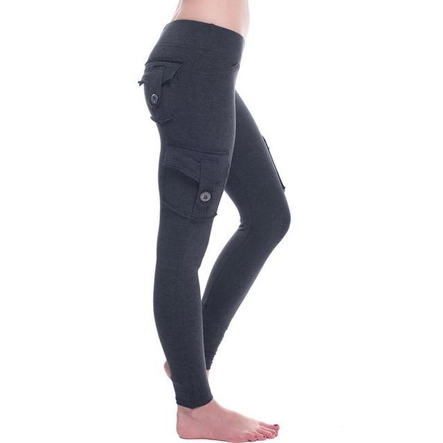 Bamboo Pockets Stretchy Soft Leggings Yoga Pants - MakenShop