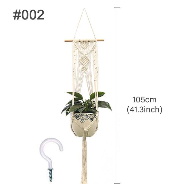 Handmade Macrame Plant Hanger Flower Pot - MakenShop