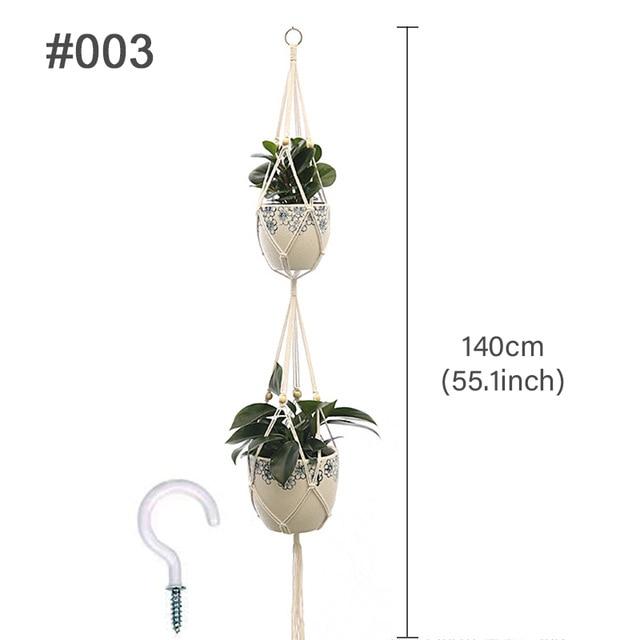 Handmade Macrame Plant Hanger Flower Pot - MakenShop