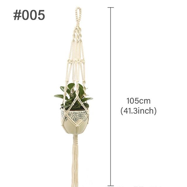 Handmade Macrame Plant Hanger Flower Pot - MakenShop